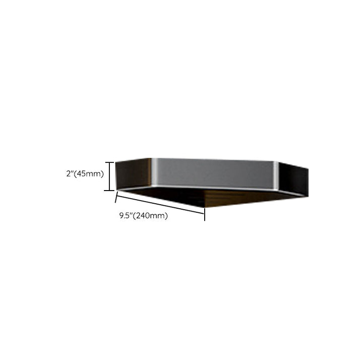 BowLift | Modern Bathroom Set with Bath Shelf/Towel Holder & Paper Holder Black Bathroom Hardware