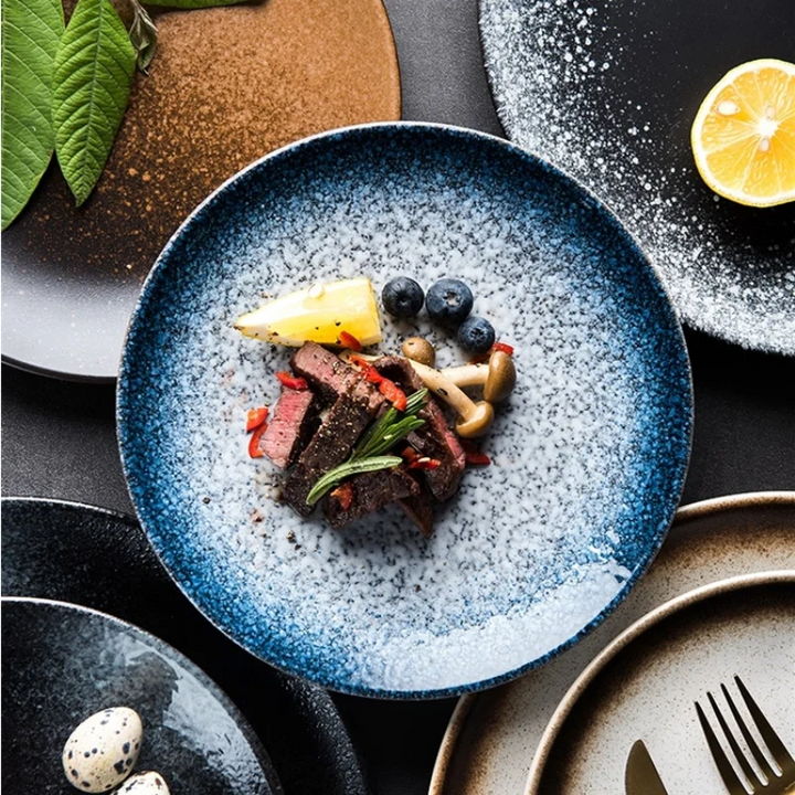 6/8/10" Deep Shallow Ceramic Dinner Dish Porcelain Tableware Plate | Bowlift