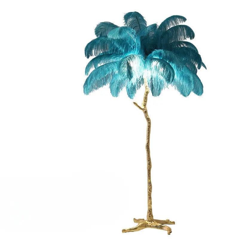 BowLift | LuxeOstral - Nordic Ostrich Feather Floor Lamp