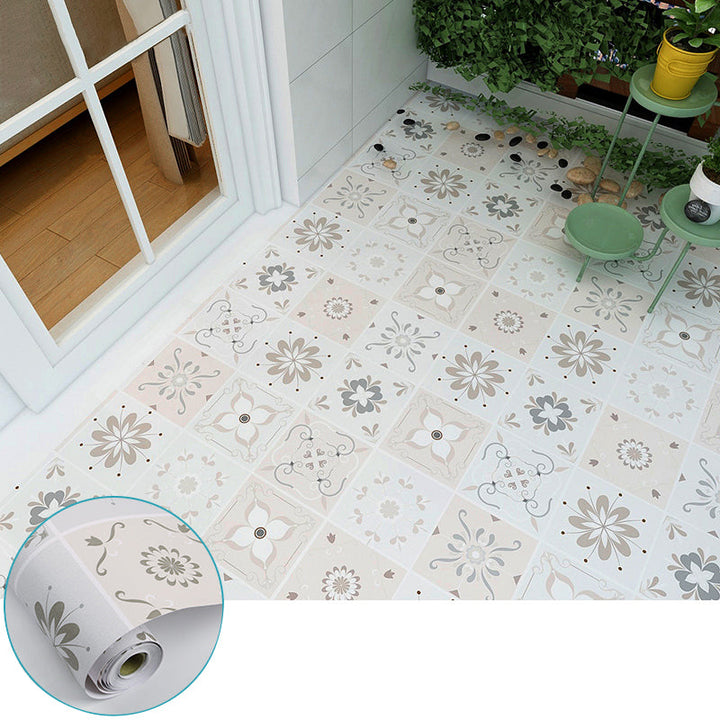 BowLift | Modern Vinyl Flooring Planks Porcelain Tile Look Self-Adhesive Vinyl Floors
