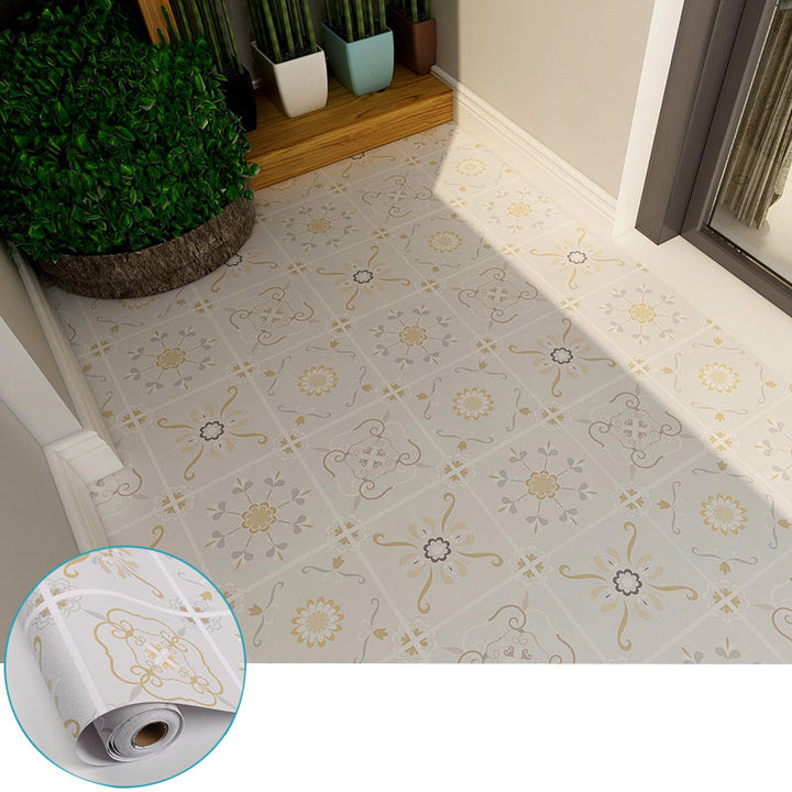BowLift | Modern Vinyl Flooring Planks Porcelain Tile Look Self-Adhesive Vinyl Floors