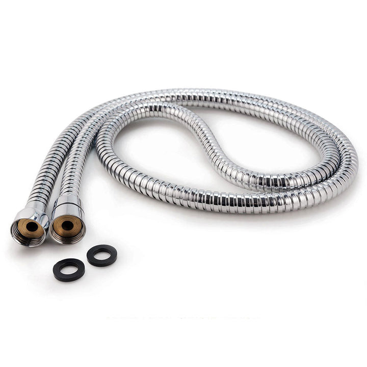 BowLift | Modern Standard Shower Set Double Round Metal Adjustable Spray Pattern Shower Head