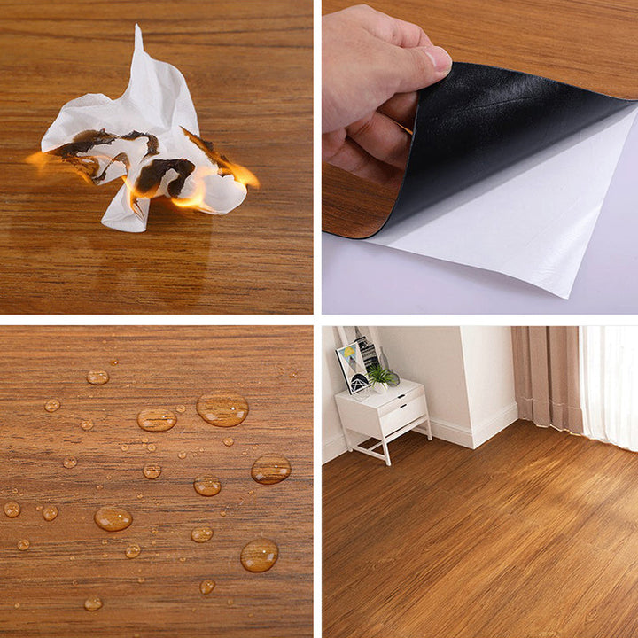 BowLift | Modern Vinyl Floor Planks Self-Adhesive Wood Look Embossed PVC Flooring