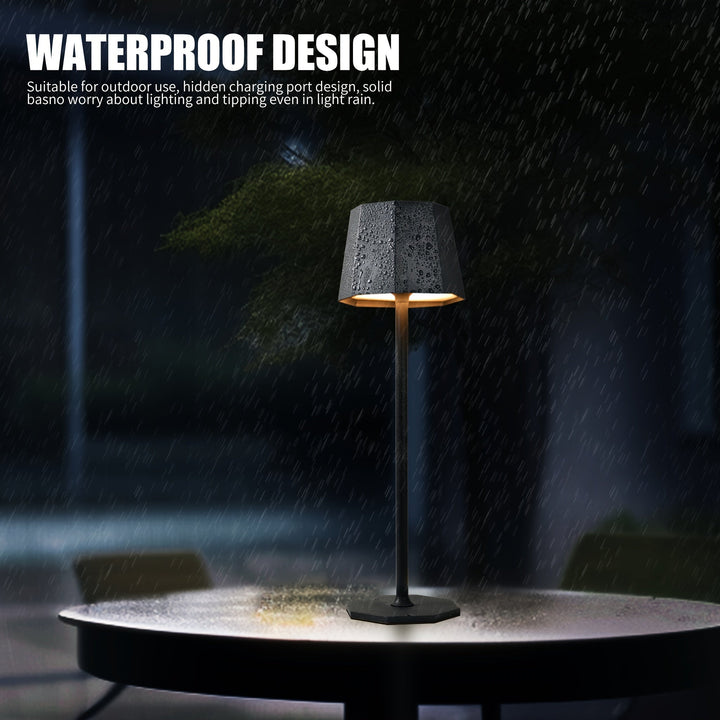 DuoGlow | Battery-Powered 2-Piece Set Cordless Table Lamp Bowlift