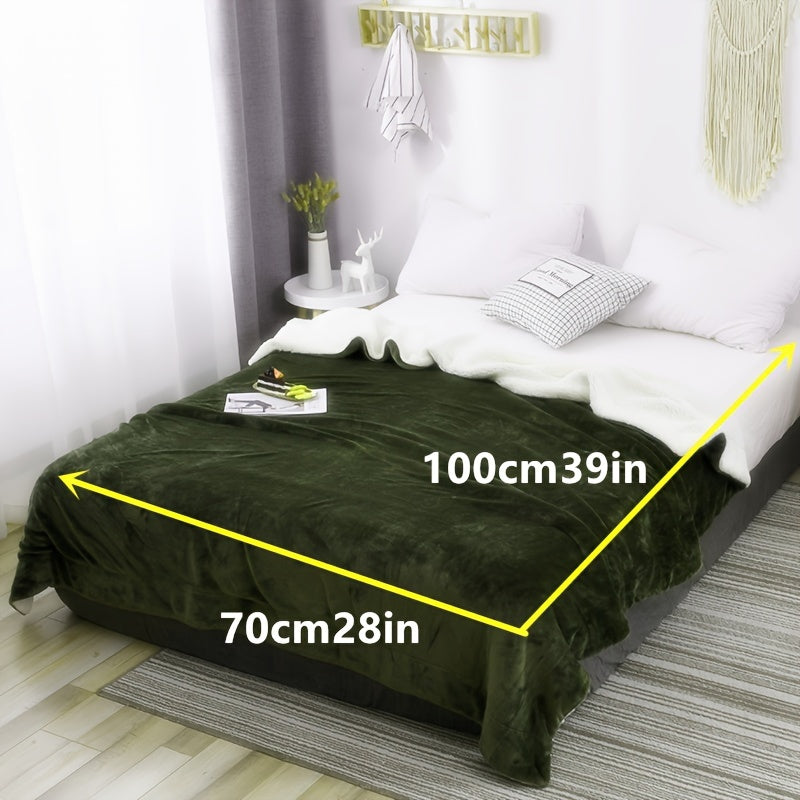 LuxeFlannel – Double-sided Sherpa Blanket for Ultimate Comfort Bowlift