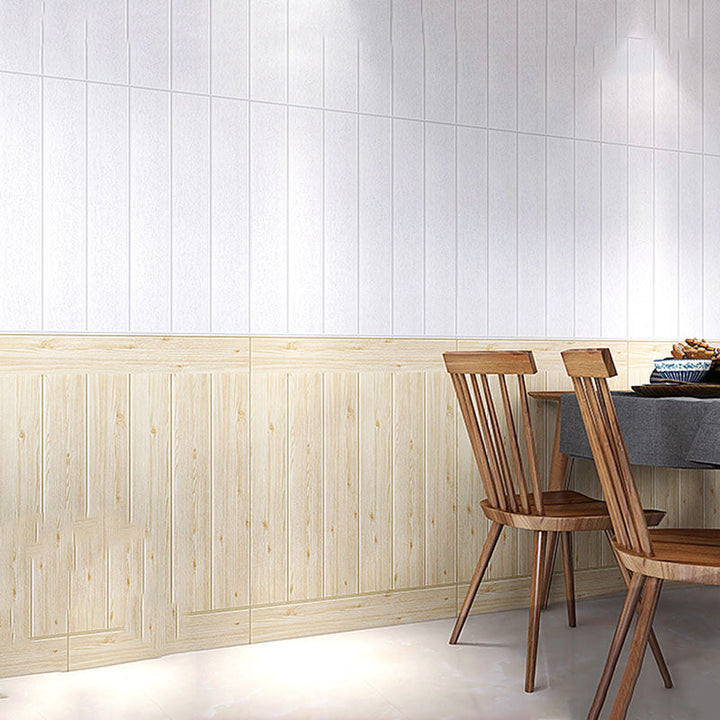 BowLift | Modern Wall Paneling Peel and Stick Wood Look Design Rectangular Wall Paneling