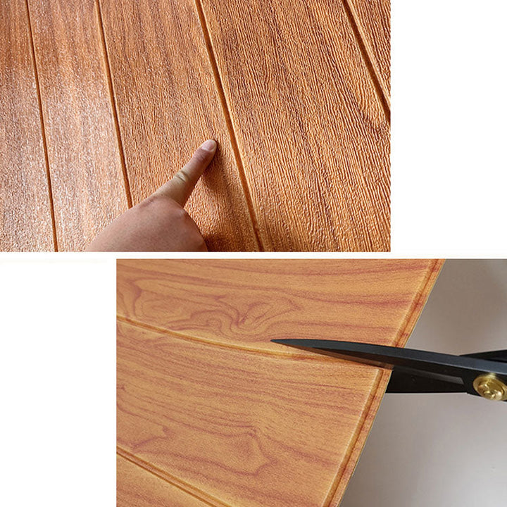 BowLift | Modern Wall Paneling Peel and Stick Wood Look Design Rectangular Wall Paneling