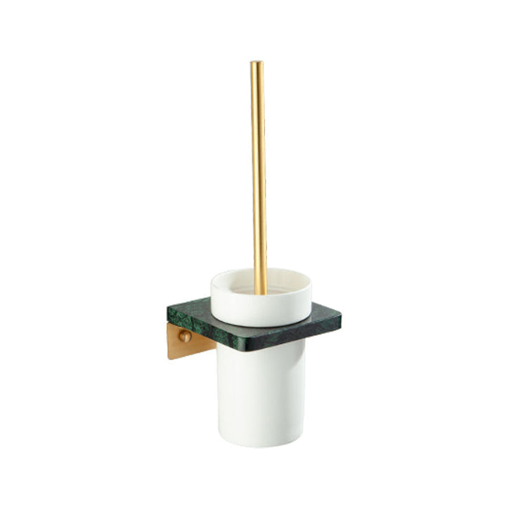 BowLift | Golden Bath Hardware Set Brass & Marble Bathroom Accessories Set