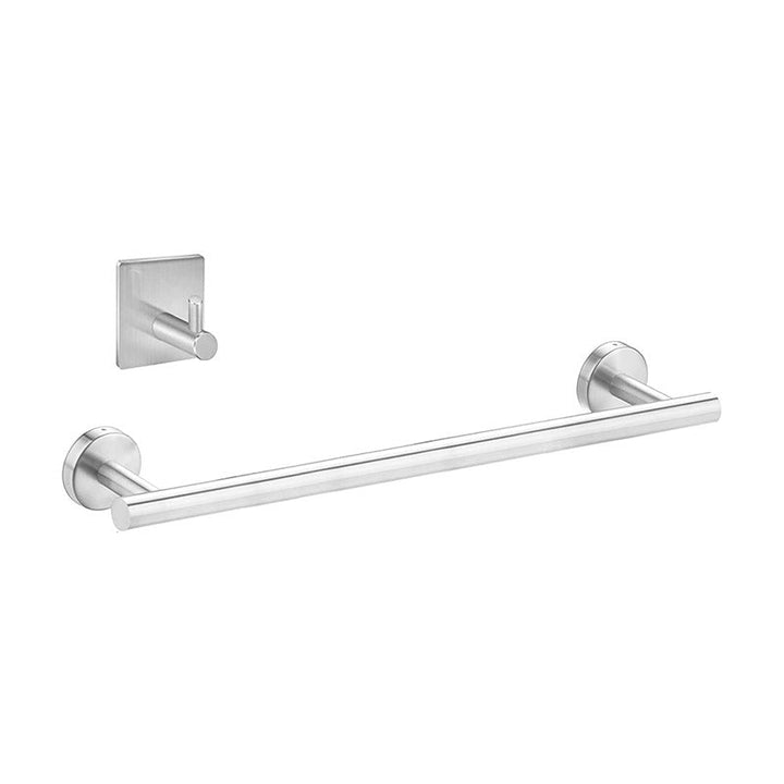 BowLift | 7-piece bathroom accessory set made of stainless steel with paper holder/robe hook/towel ring bar