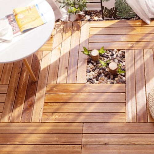 BowLift | Parquet Pine Floor Tile Waterproof Click Lock Traditional Hardwood Floor for Living Room