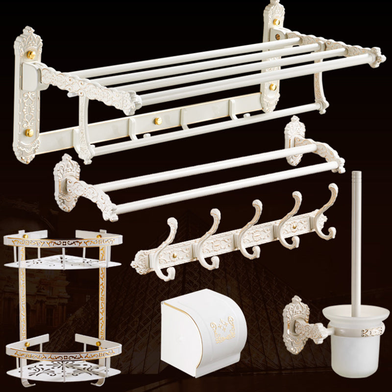 BowLift | Traditional Bath Accessories Set White Bathroom Accessories Hardware Set