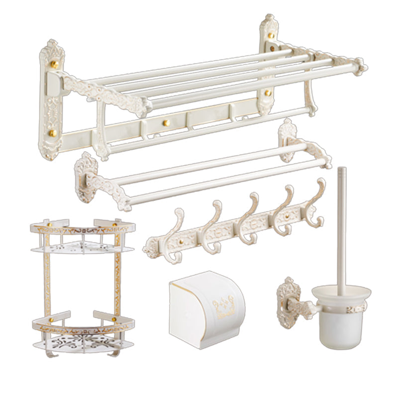 BowLift | Traditional Bath Accessories Set White Bathroom Accessories Hardware Set