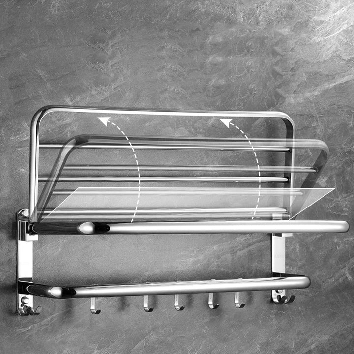 BowLift | Modern Bathroom Accessories Set Silver Bathroom Accessories Hardware Set
