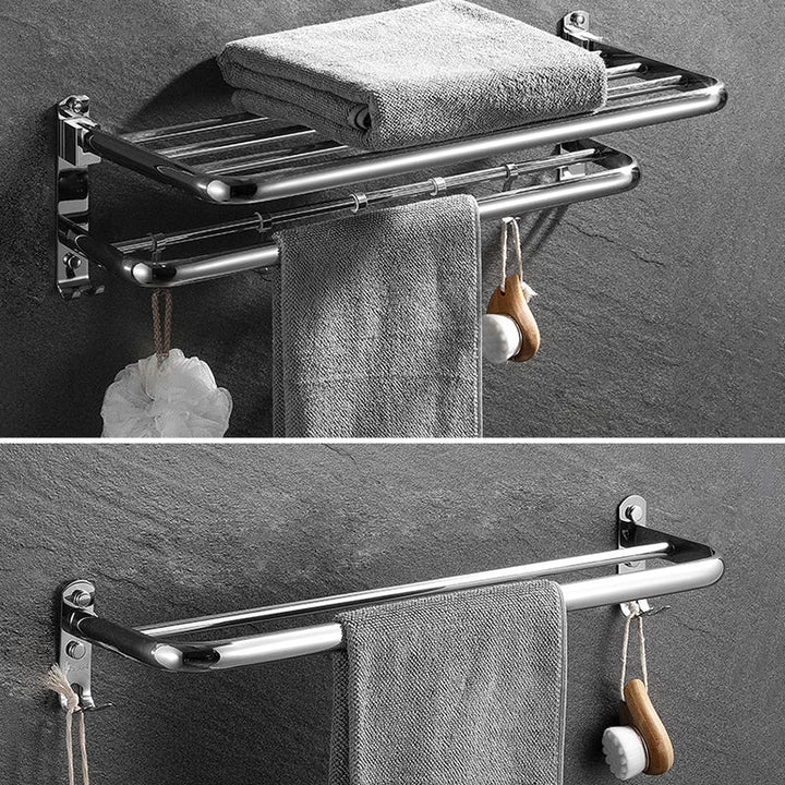 BowLift | Modern Bathroom Accessories Set Silver Bathroom Accessories Hardware Set