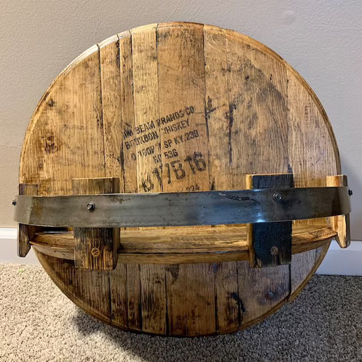 Bourbon Whiskey Barrel Shelf | Bowlift