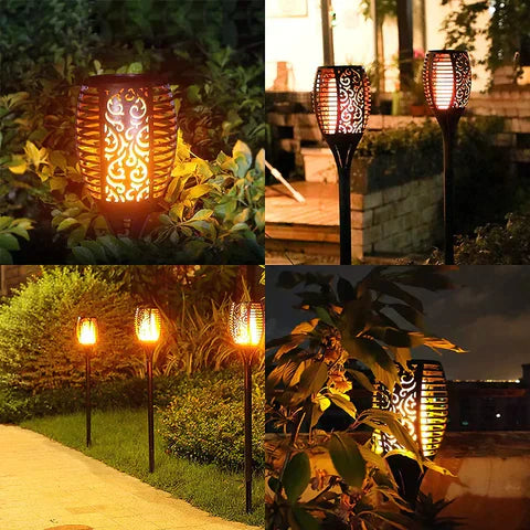 BowLift | Magical Solar Garden Torch with Flame Effect