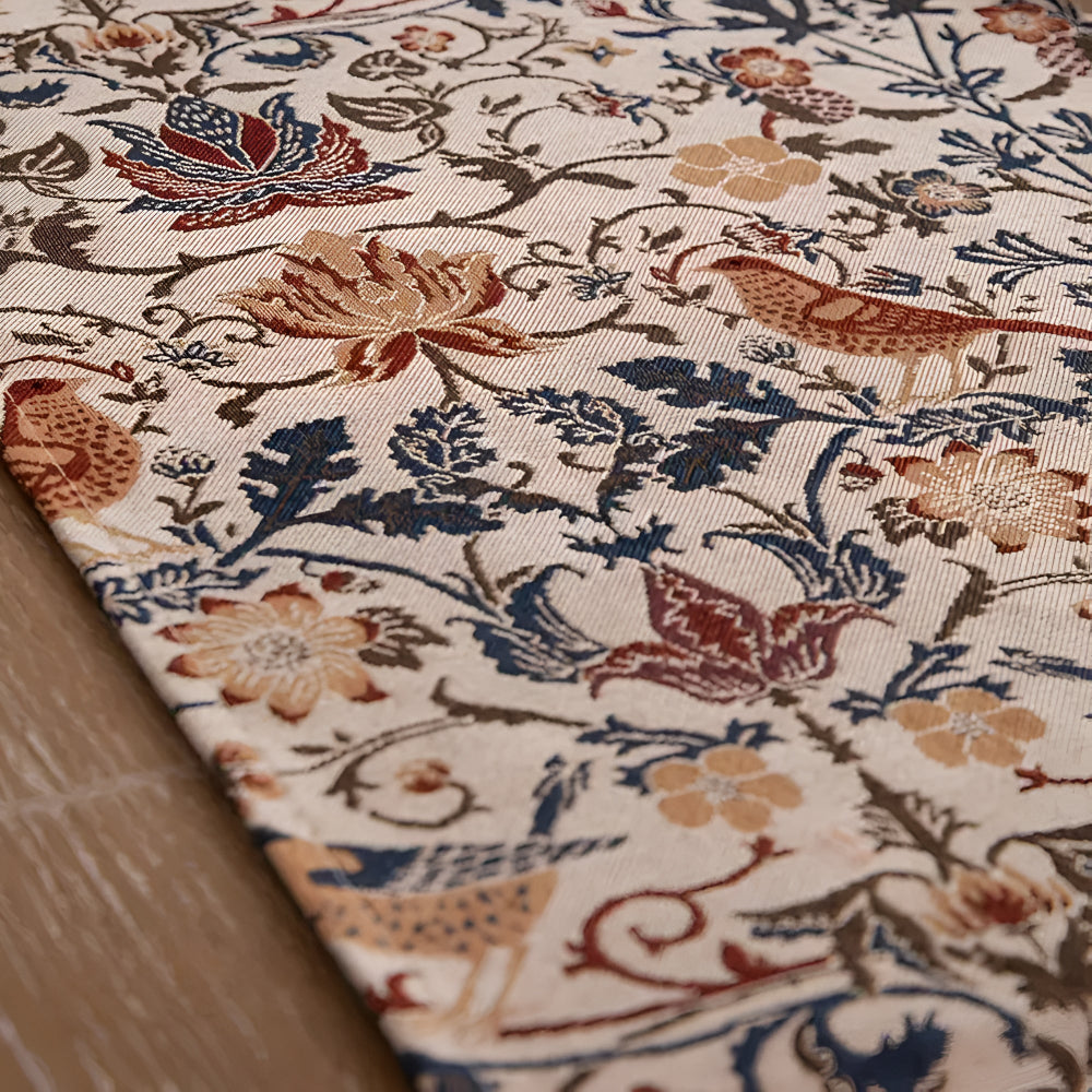 BowLift | Vintage Floral & Bird Jacquard Table Runner