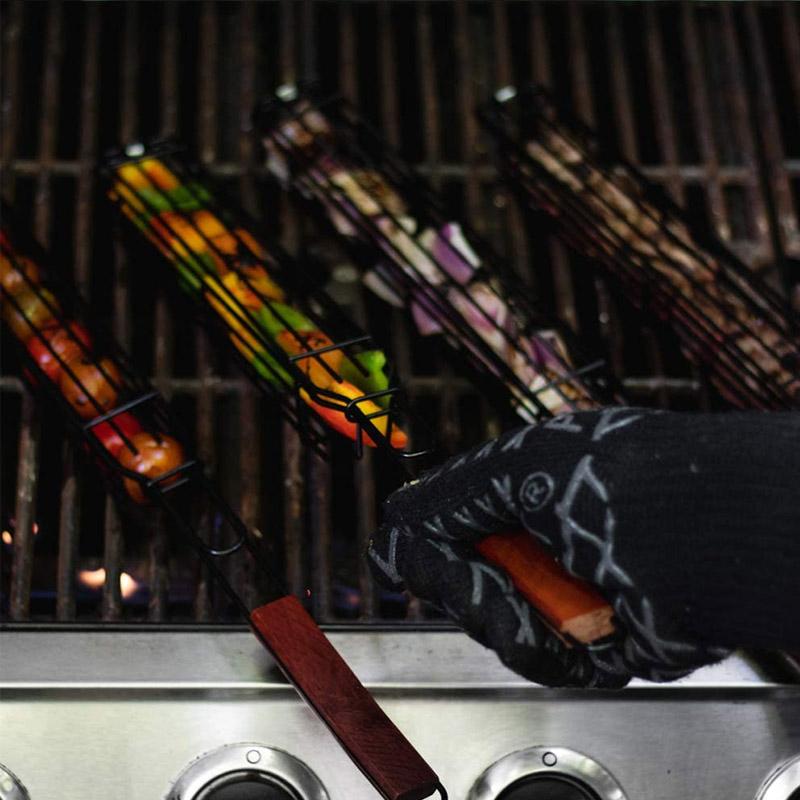 Reusable Kabob Grill Baskets | Bowlift