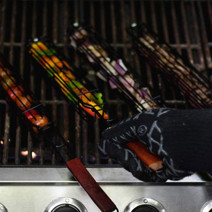 Reusable Kabob Grill Baskets | Bowlift