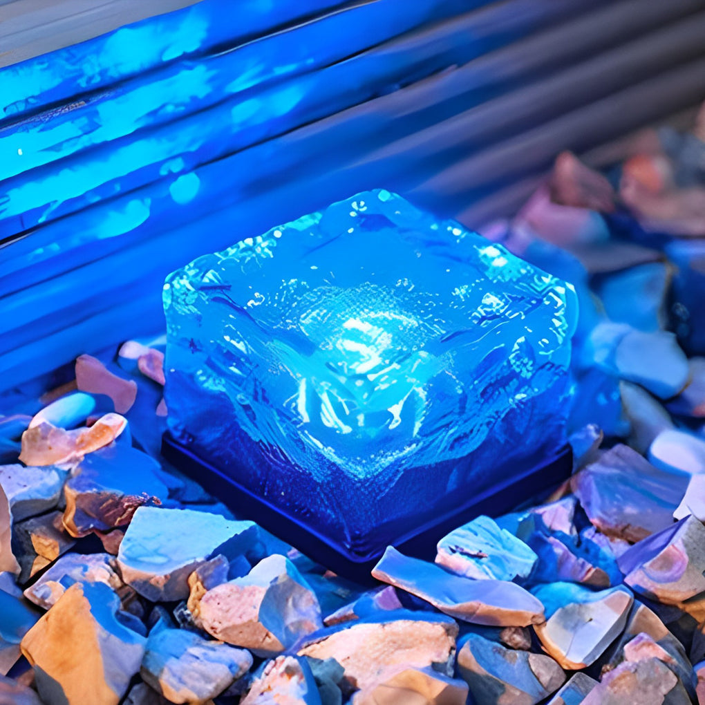 BowLift | Garden Solar Glass Brick Path Lights
