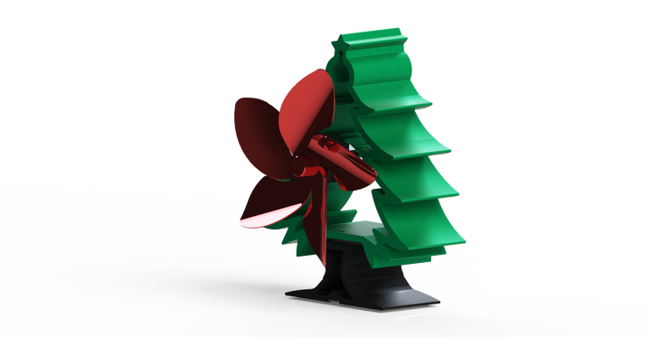 5 Blade Heat Powered Thermo Dynamic Stove Fan