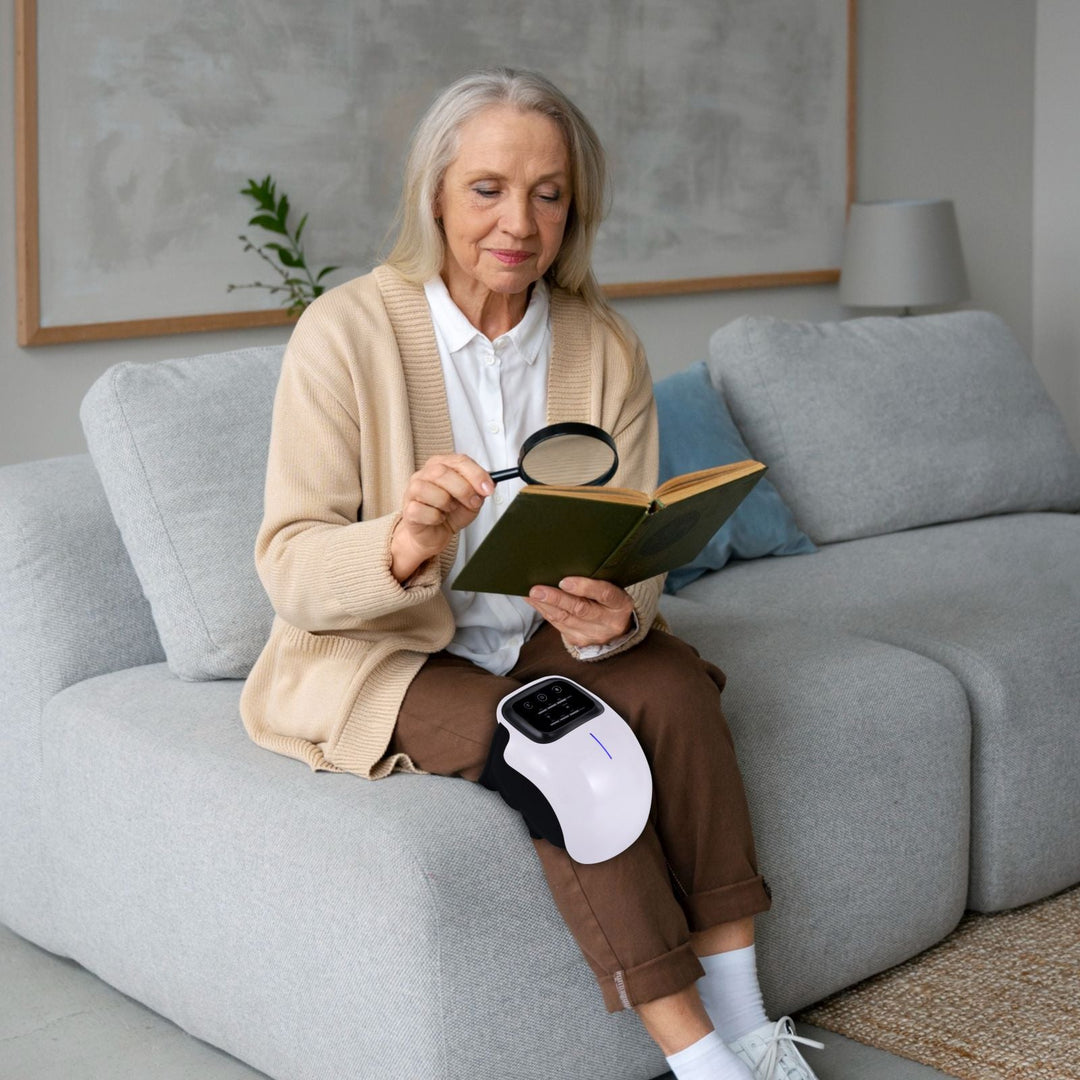 BowLift | Knee Massager with Red Light Therapy for Pain Relief and Muscle Recovery