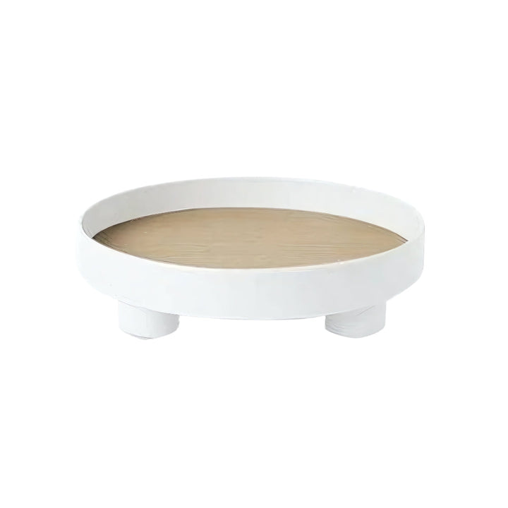 BowLift | Modern Round Wooden Barbara Tray