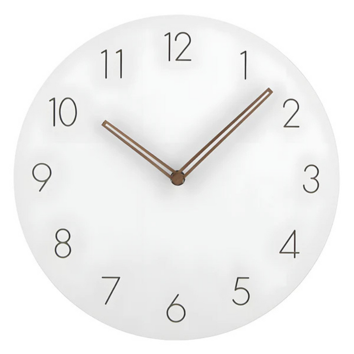 BowLift | Large Wall Clock Wood Modern | Minimalistic Wall Design
