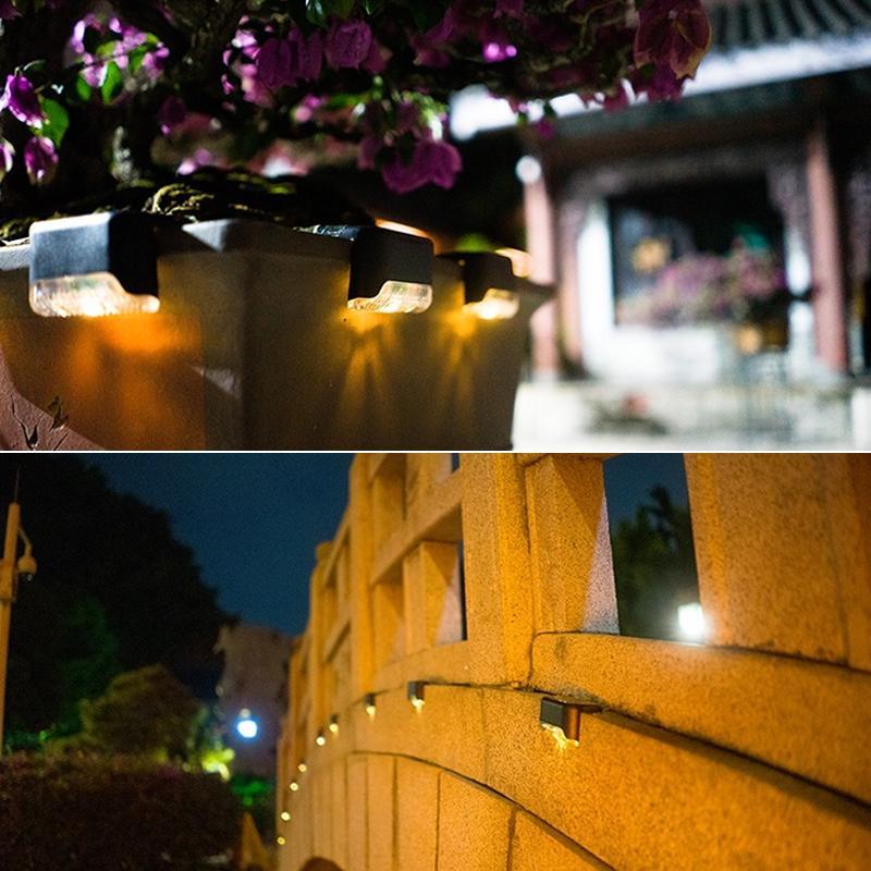 Outdoor Waterproof Stair Solar Lights (4 PCS) | Bowlift