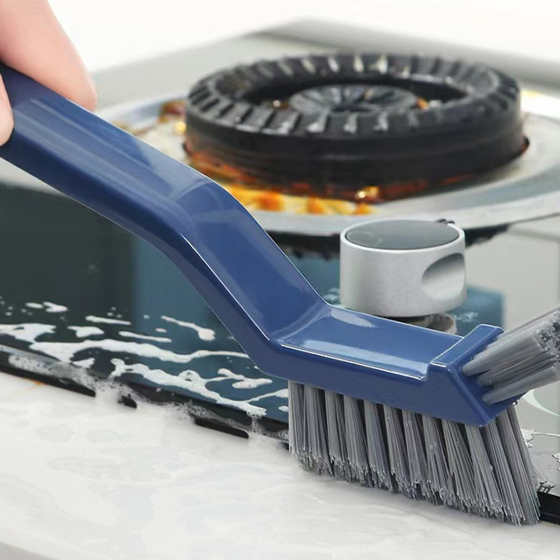 2 in 1 bathroom cleaning brush crevice brush | Bowlift