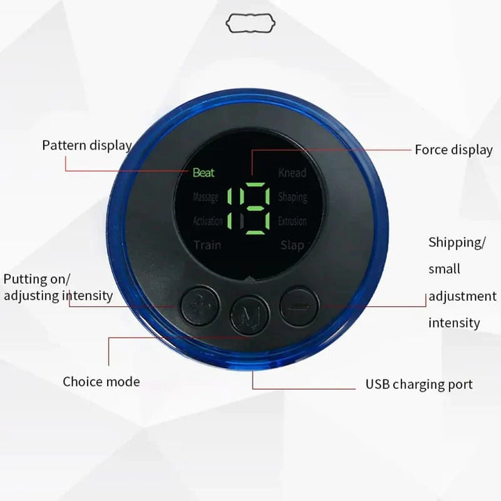 EMS Mini Body Massager Pulse Neck Pain Relief Bowlift