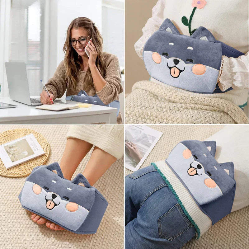 BowLift | WarmCush – Reusable Plush Hot Water Bottle with Hip Cushion