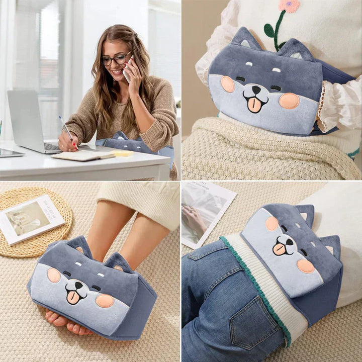 BowLift | WarmCush – Reusable Plush Hot Water Bottle with Hip Cushion