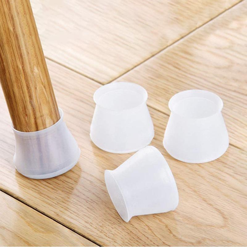 Upgraded Furniture Silicone Protection Covers Chair Leg Covers with Felt | Bowlift