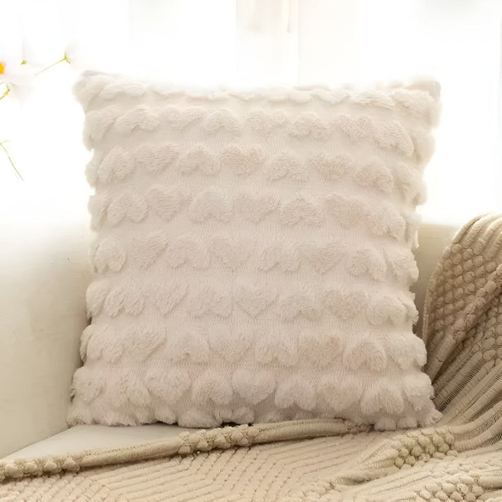BowLift | Plush Heart Cushion Cover