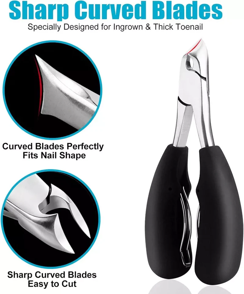 BowLift | Toenail Clipper for Seniors, Sharp, Ergonomic & Ideal for Thick Nails