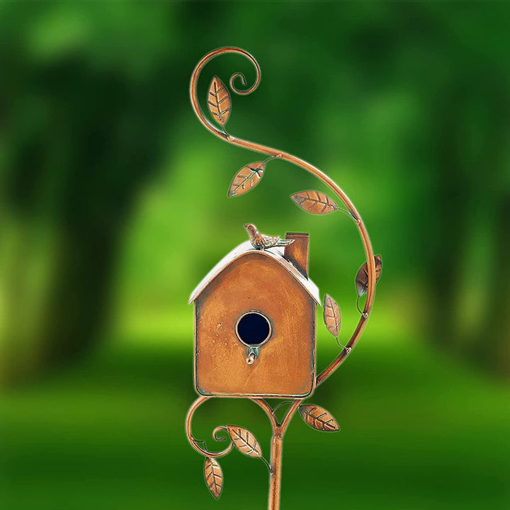 Birdhouse Garden Stakes | Bowlift