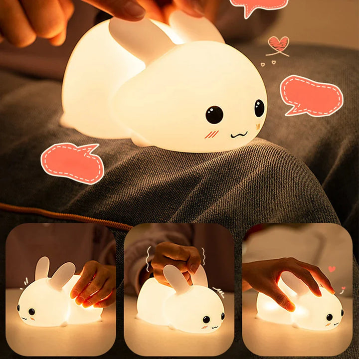 Cute Rabbit Night Light - BunnyGlow | Bowlift