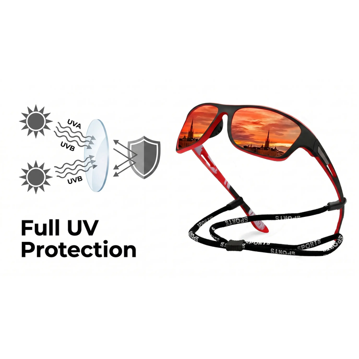 BowLift | PolarSport PRO+ Professional Polarised Sports Sunglasses – UV Protection & Scratch-Resistant Lenses