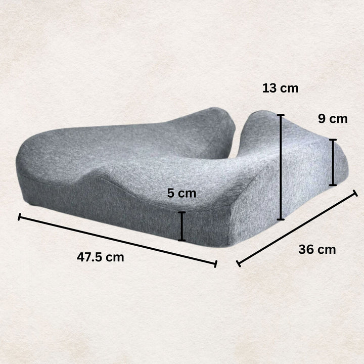BowLift | Orthopedic Pressure Relief Pillow | Contoured Design for Back and Neck Support at Home or Travel