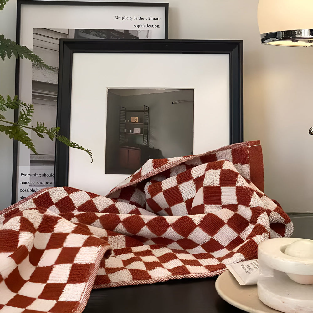 BowLift | Retro Checkmate Cotton Towel