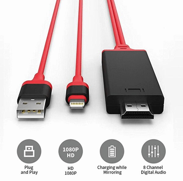 BowLift | Lighting HDMI Adapter Cable For IOS