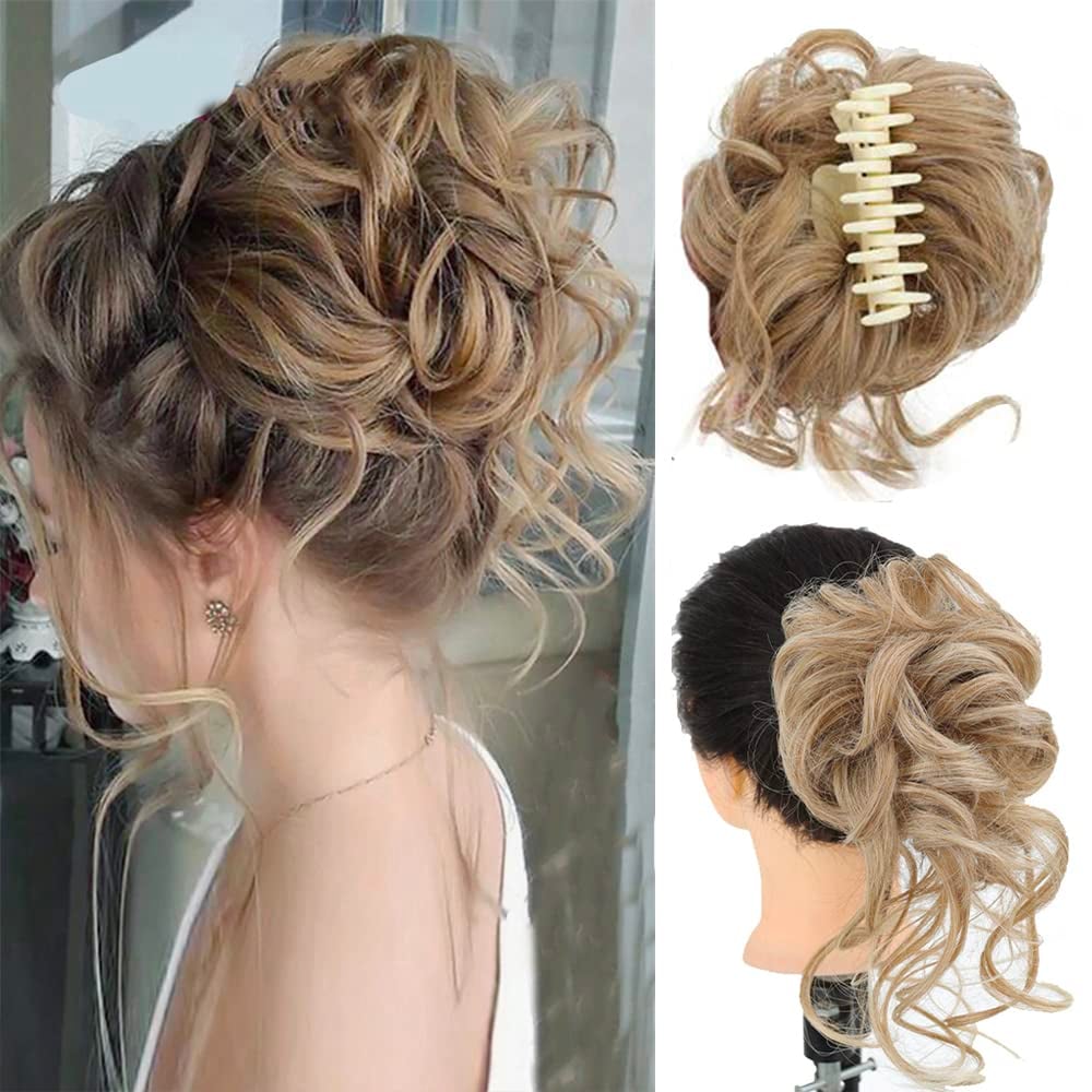 Curly Bun Hair Claw Clips Bowlift