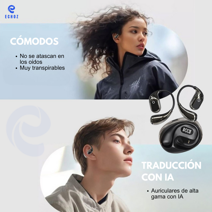 BowLift | EchoLux Wireless Translation Headsets | Instant translation and premium sound for discerning travelers
