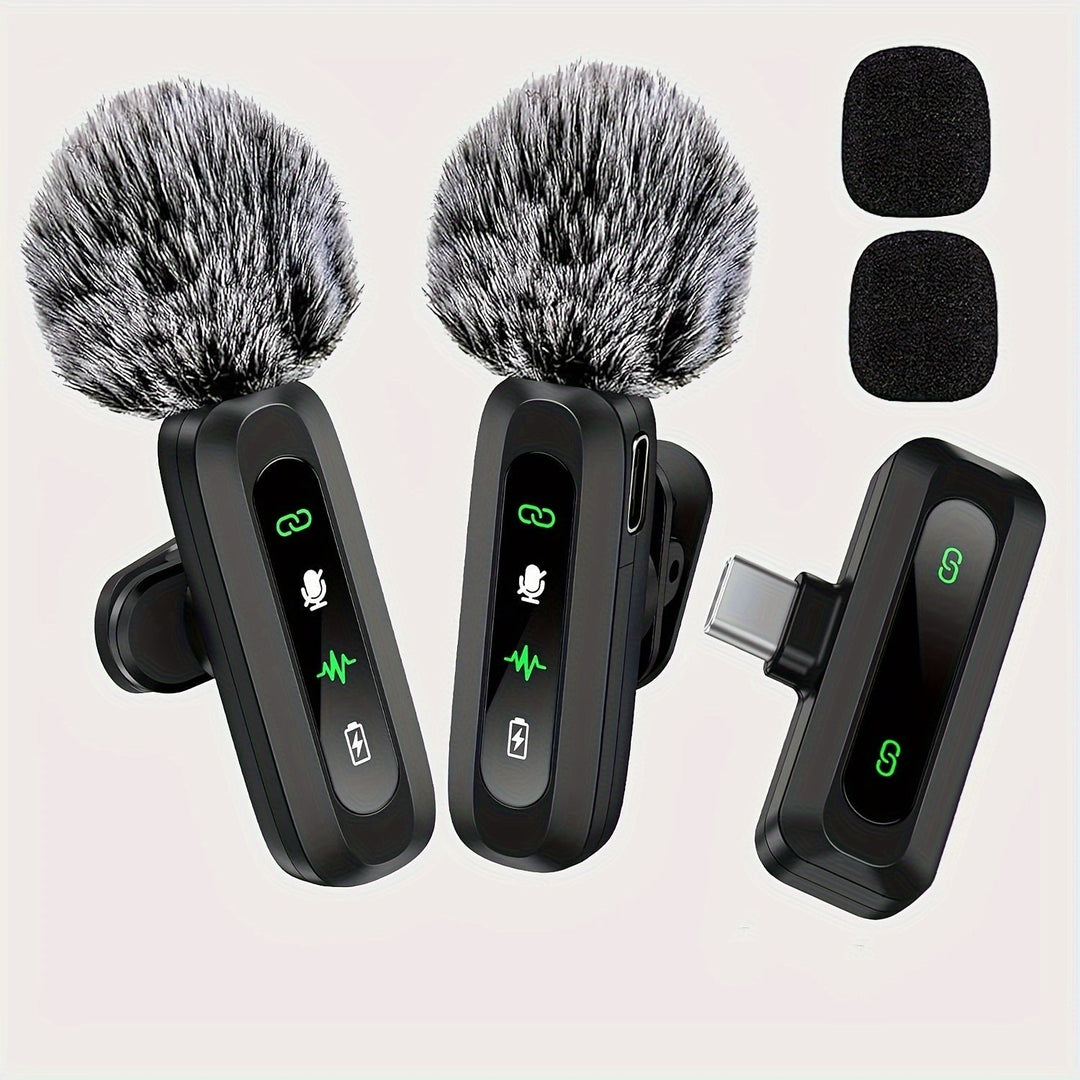 BowLift | Wireless Lavalier Microphone with USB-C Connection for Smartphones and Tablets – Compact Design, Ideal for Podcasts and Vlogs
