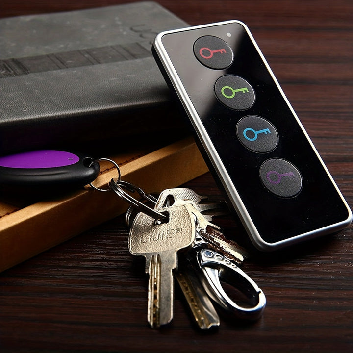 BowLift | 4-in-1 Key Finder with LED Flashlight and Color-Coded Receivers – Compact Key Locator for Keys, Remote Controls, and More