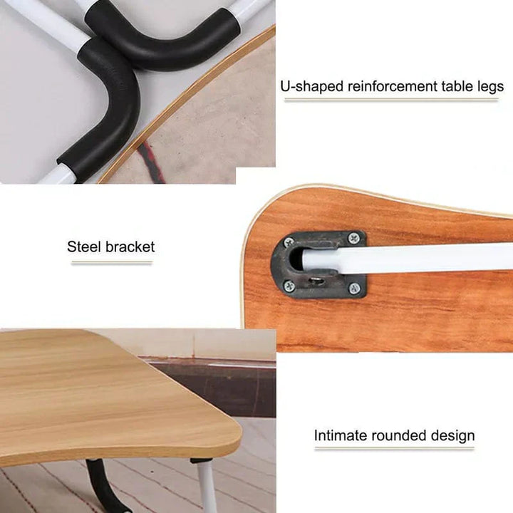 Wooden Folding Laptop Desk Bowlift