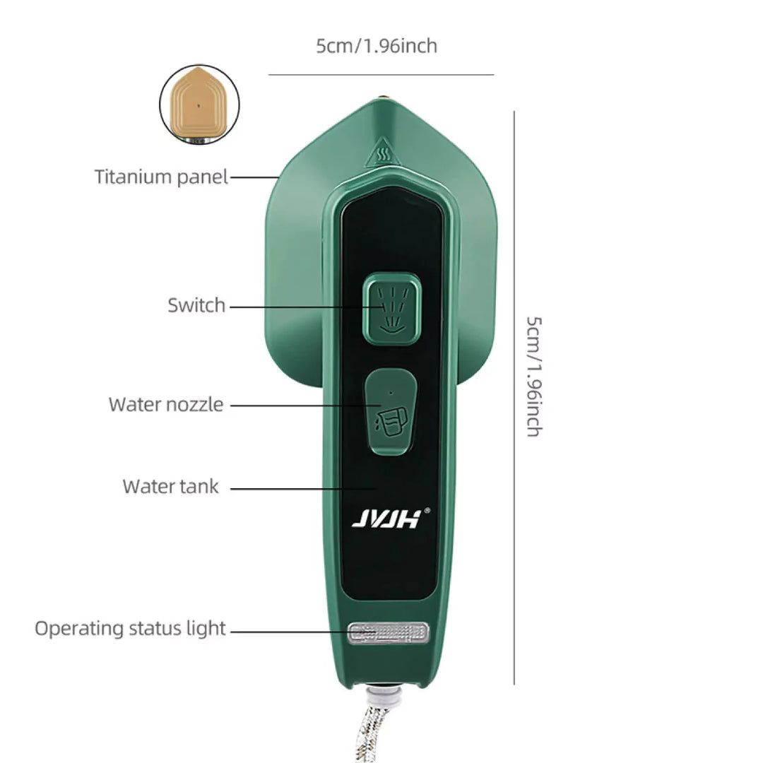 Portable Travel Steamer Iron For Clothes Bowlift