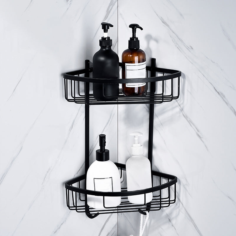 BowLift | Matt Black 5-piece modern bathroom accessory as a single item or as a set with towel bar