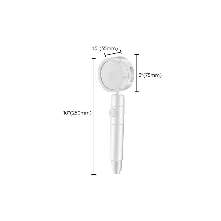 BowLift | Modern Handheld Showerhead 3 Spray Round Metal Shower Heads